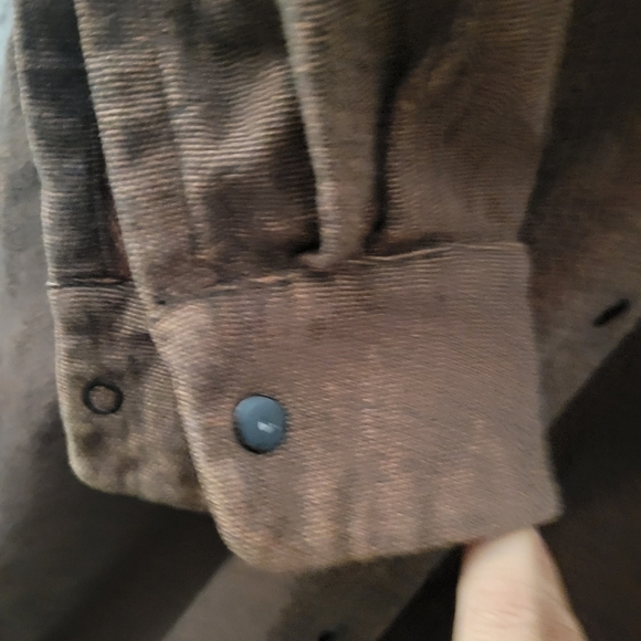 Vintage Michele Lamy Collar Long Sleeve Cotton Dress Size Large - Picture 4 of 8